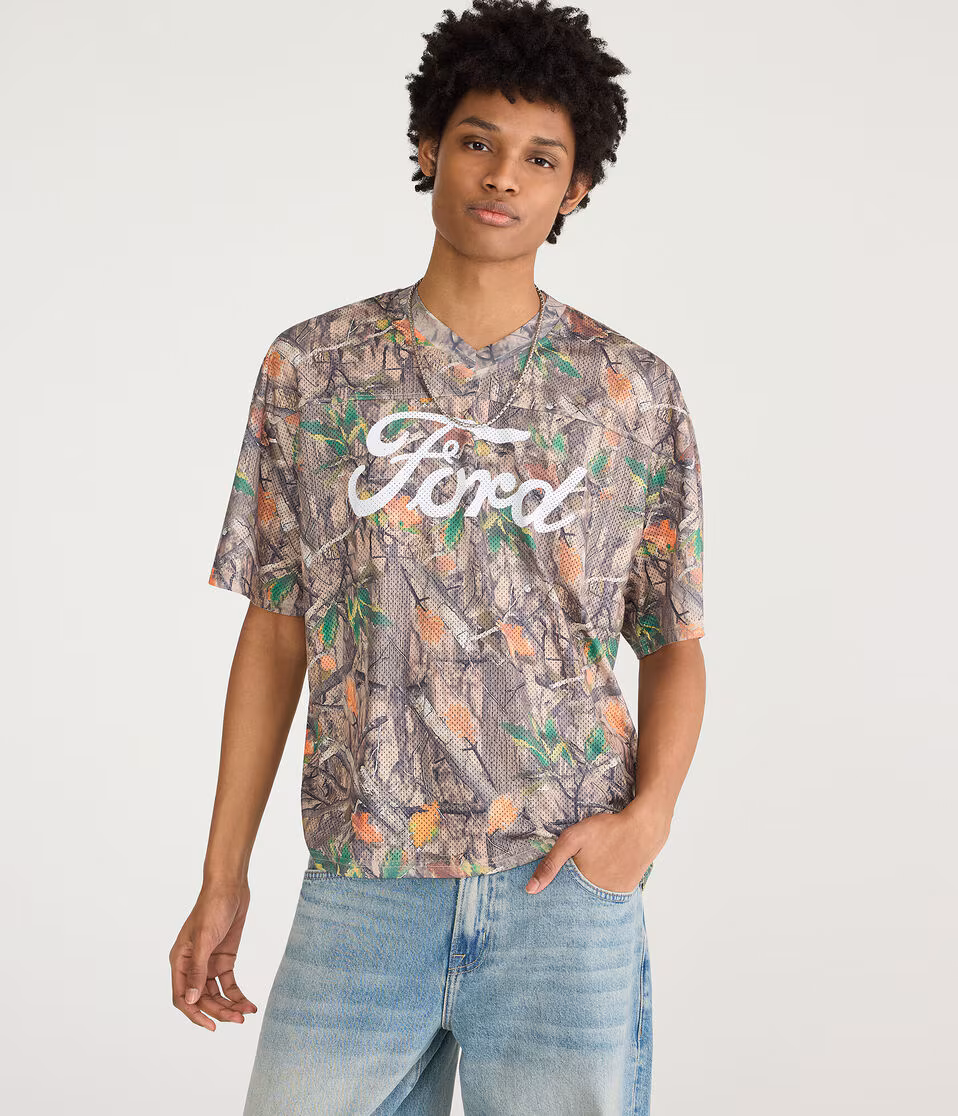 Ford Forest Camo V-Neck Jersey