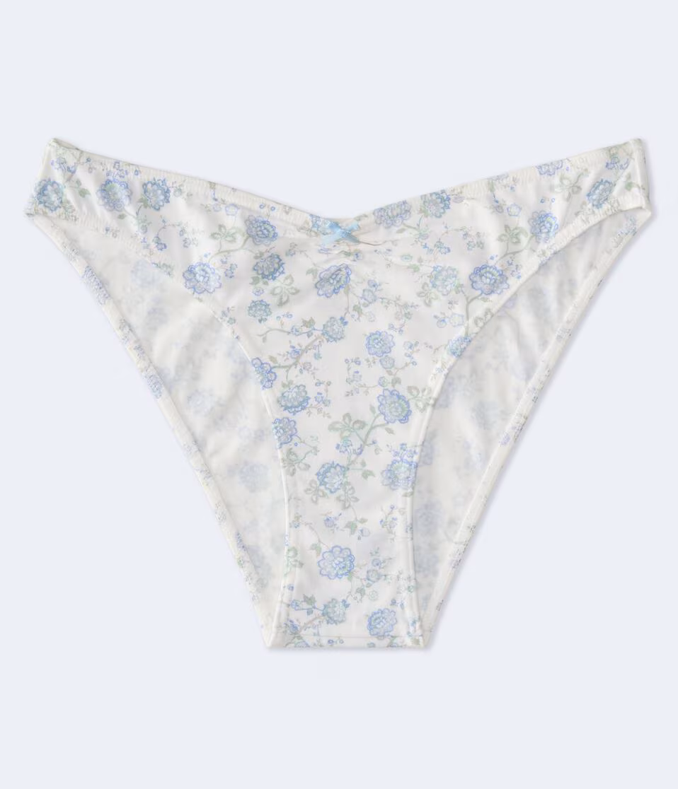 Floral High-Cut Cheeky