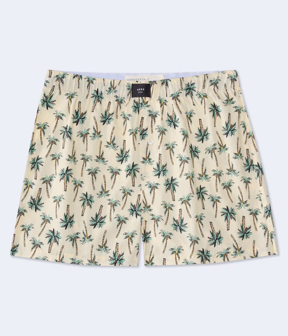 Palm Tree 4" Woven Boxers