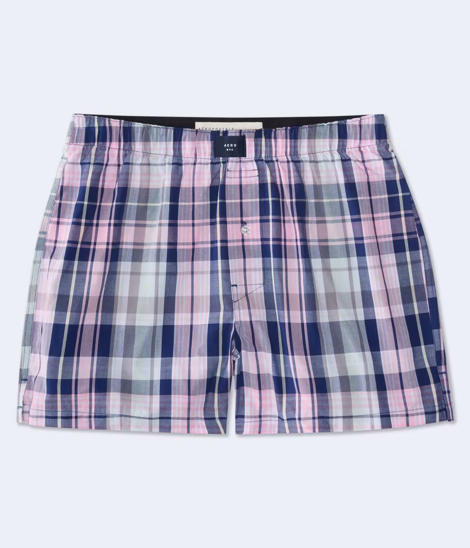Sunny Plaid 4" Woven Boxers