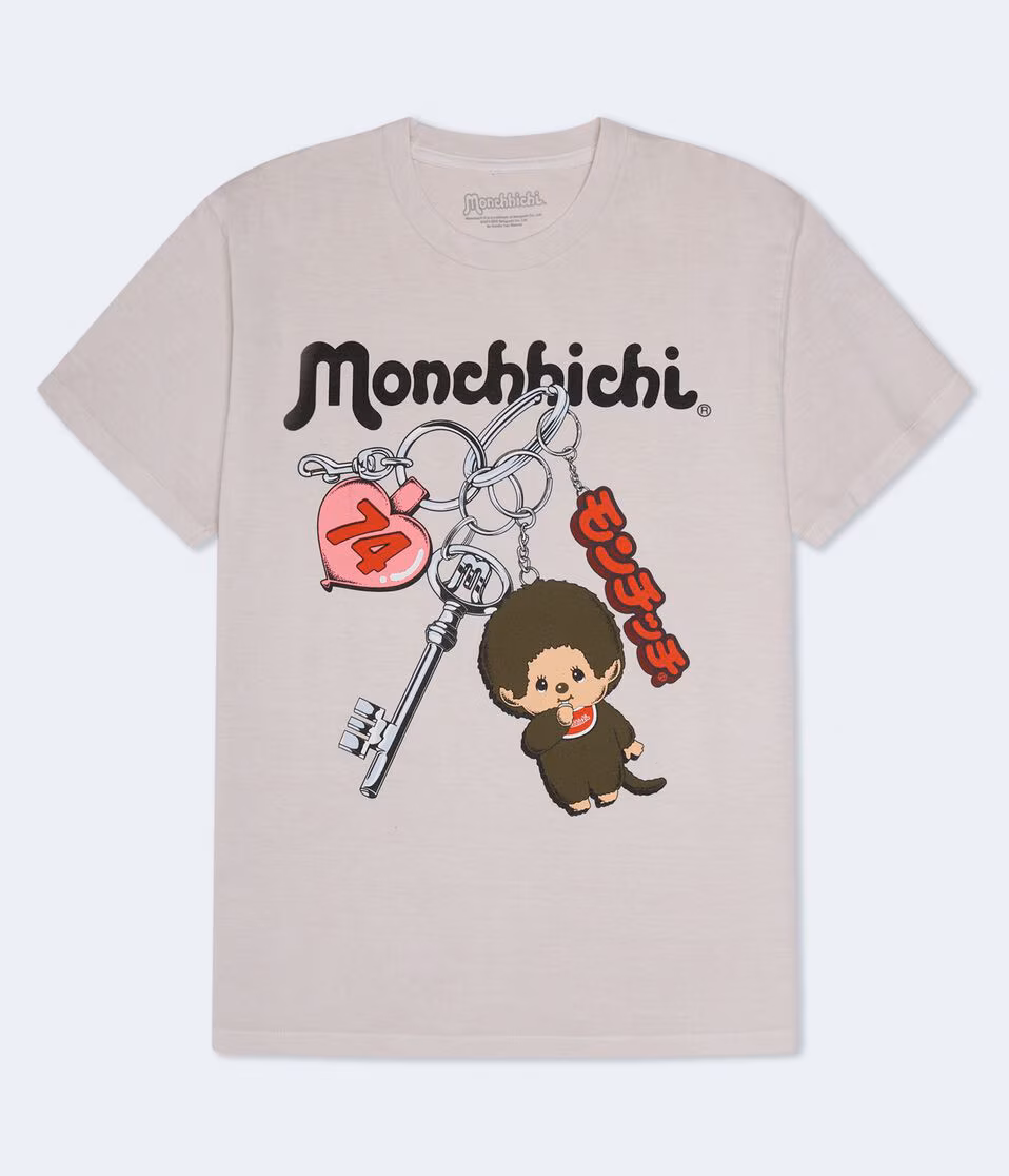 Monchhichi Keychain Relaxed Graphic Tee