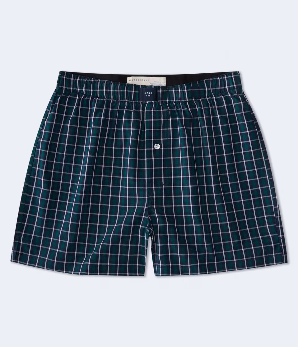 Small Plaid 4" Woven Boxers