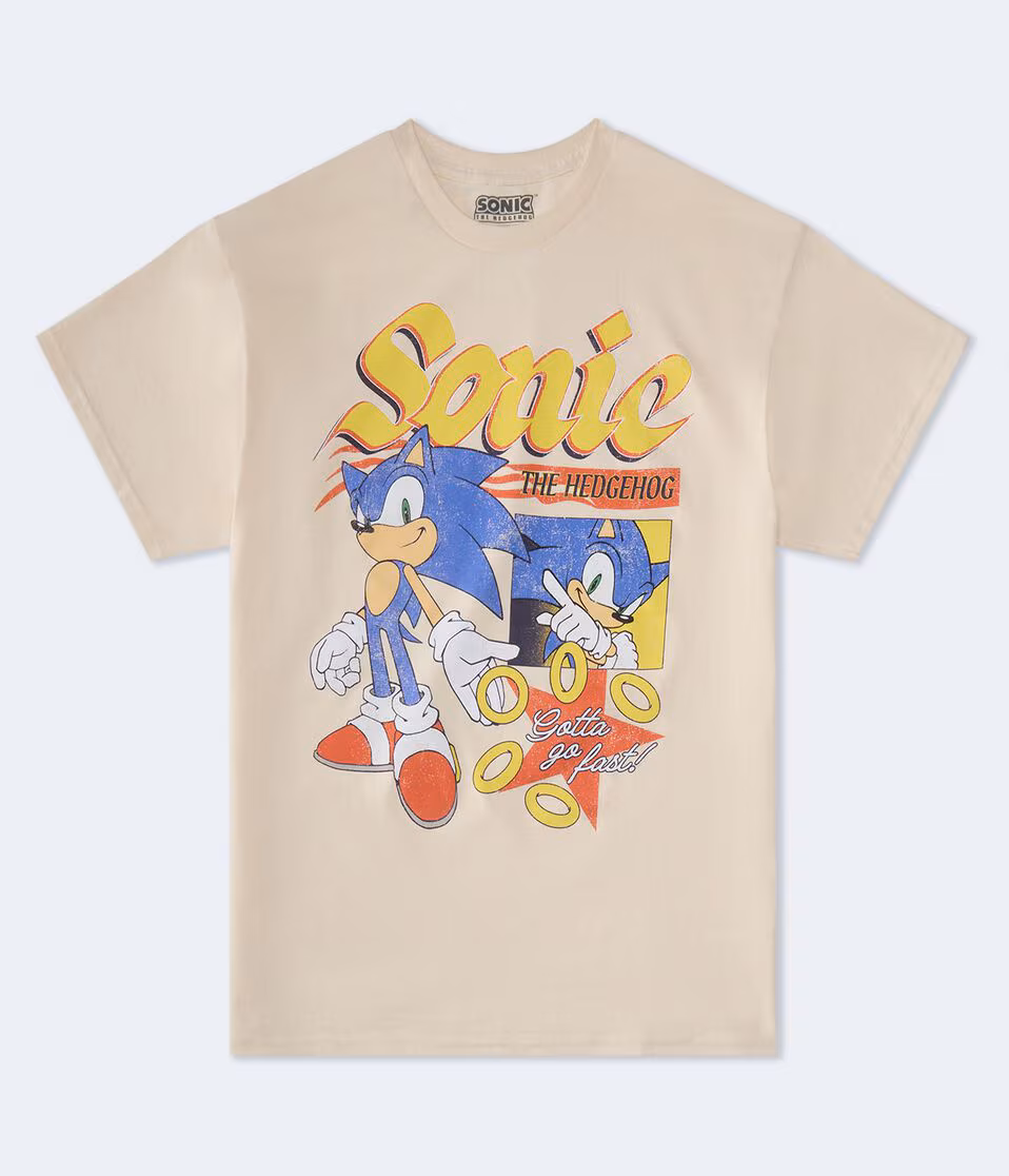 Sonic The Hedgehog Relaxed Graphic Tee